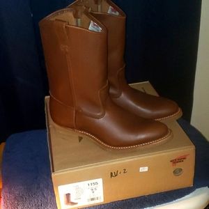 New Redwing boots 1155 9.5 D unworn brown bomber